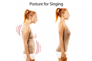 good posture is required for singers